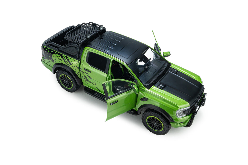 1:18 FORD RANGER RAPTOR METALLIC GREEN 2024