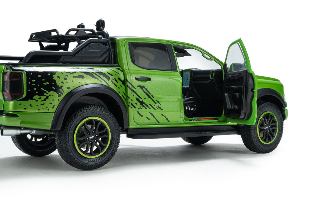 1:18 FORD RANGER RAPTOR METALLIC GREEN 2024