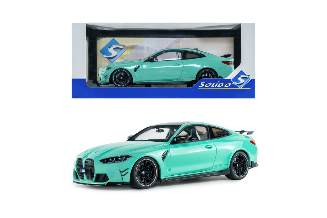 1:18 BMW M4 PERFORMANCE PARTS SOLIDO WORKS TURQUOISE 2025