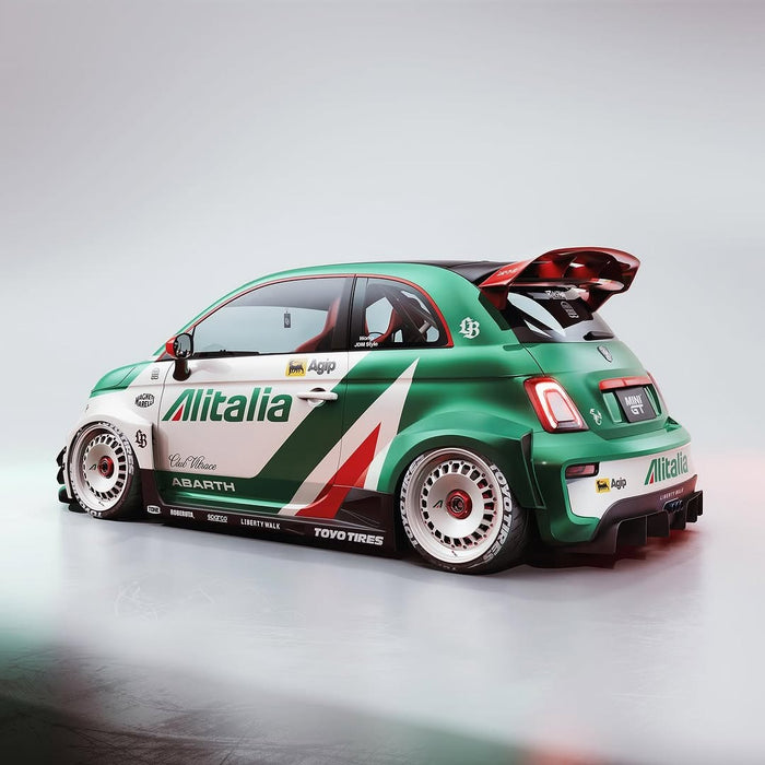 1:18 FIAT 595 ABARTH LIBERTY WALK BODY KIT RALLY TRIBUTO 2025