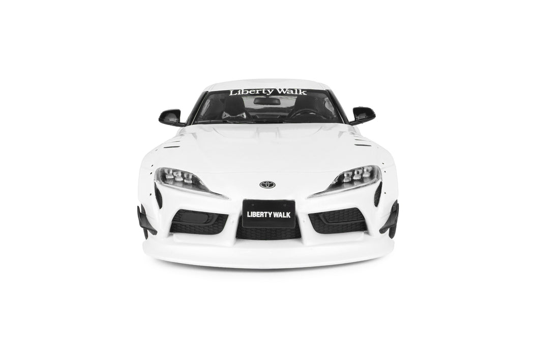 1:18 TOYOTA GR SUPRA LIBERTY WALK BODY KIT WHITE PINK 2025