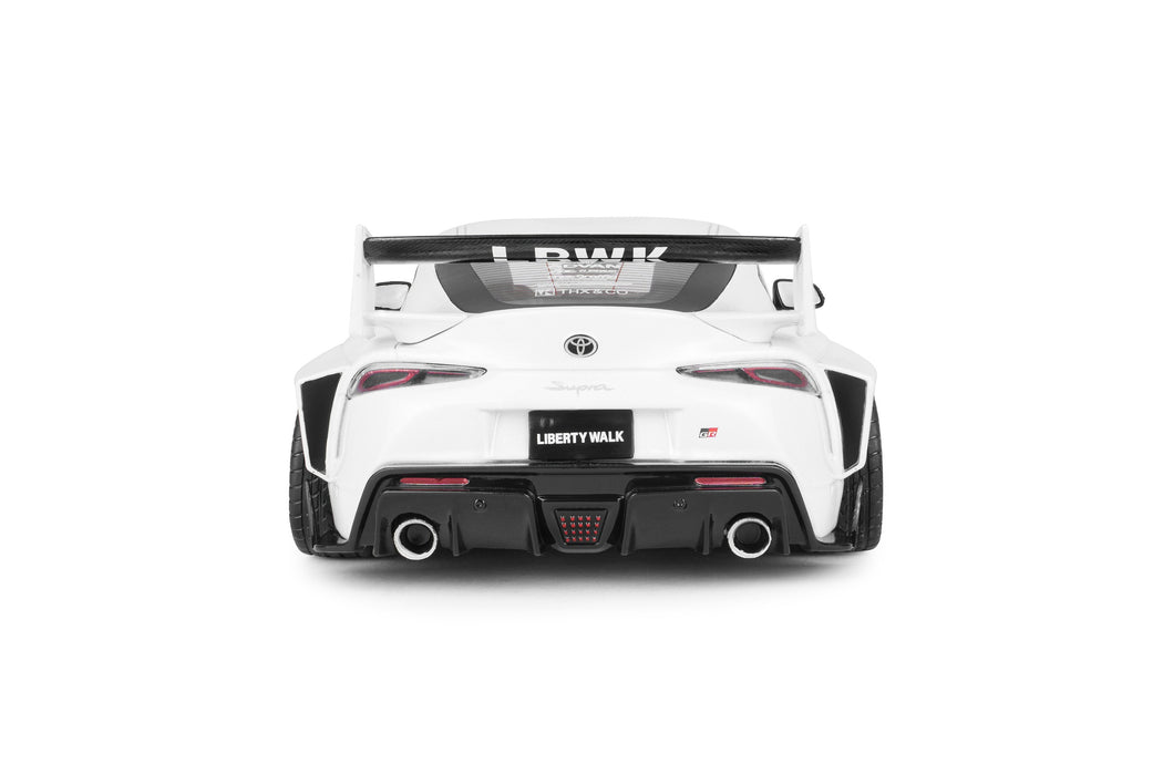 1:18 TOYOTA GR SUPRA LIBERTY WALK BODY KIT WHITE PINK 2025