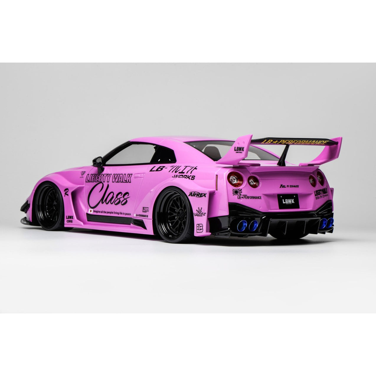 1:18 NISSAN GT-R (R35) LIBERTY WALK SILHOUETTE BODY KIT PINK 2025 ...