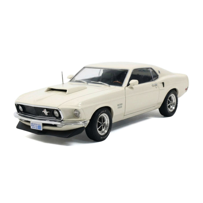 1:18 FORD MUSTANG BOSS 429 WIMBLEDON WHITE 1969