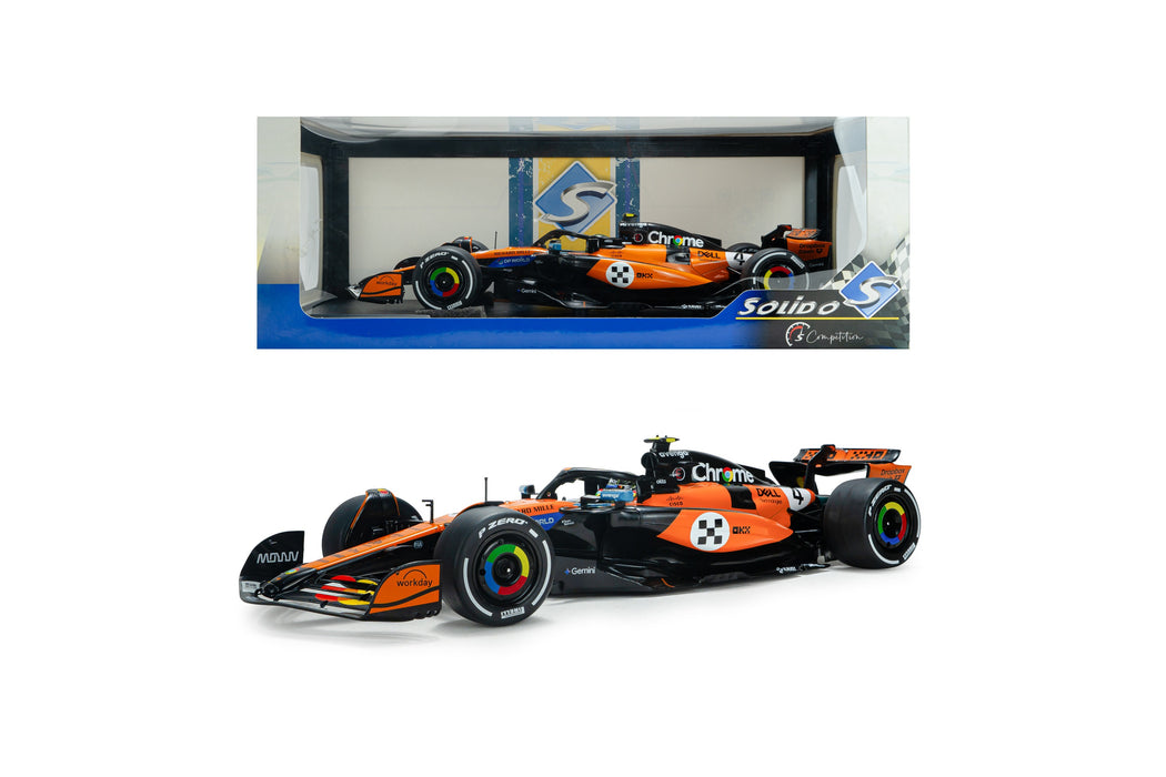 1:18 MCLAREN MCL39 ORANGE L.NORRIS #4 GP MONACO 2025