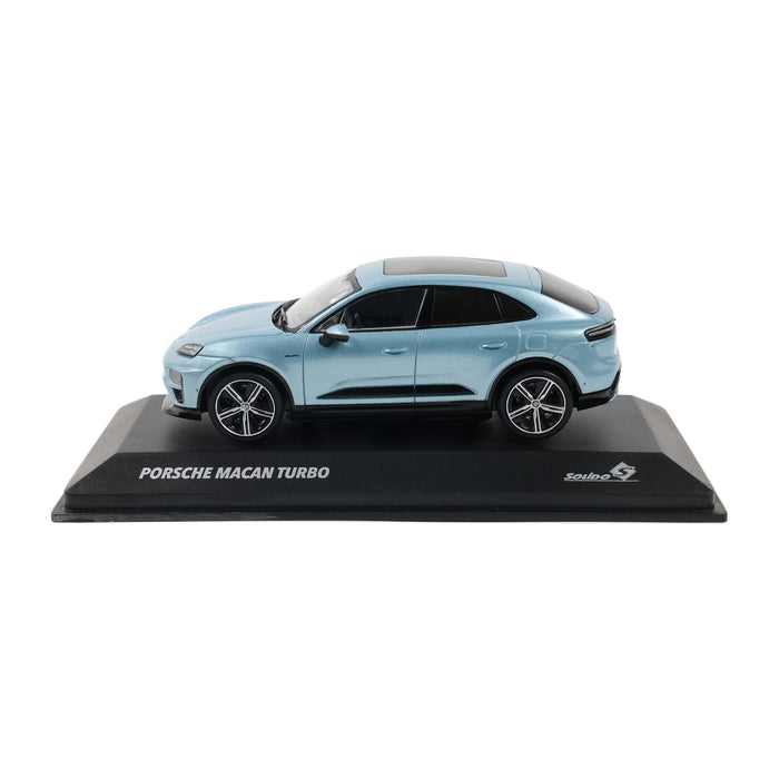 1:43 PORSCHE MACAN TURBO FROZEN BLUE METALLIC 2025