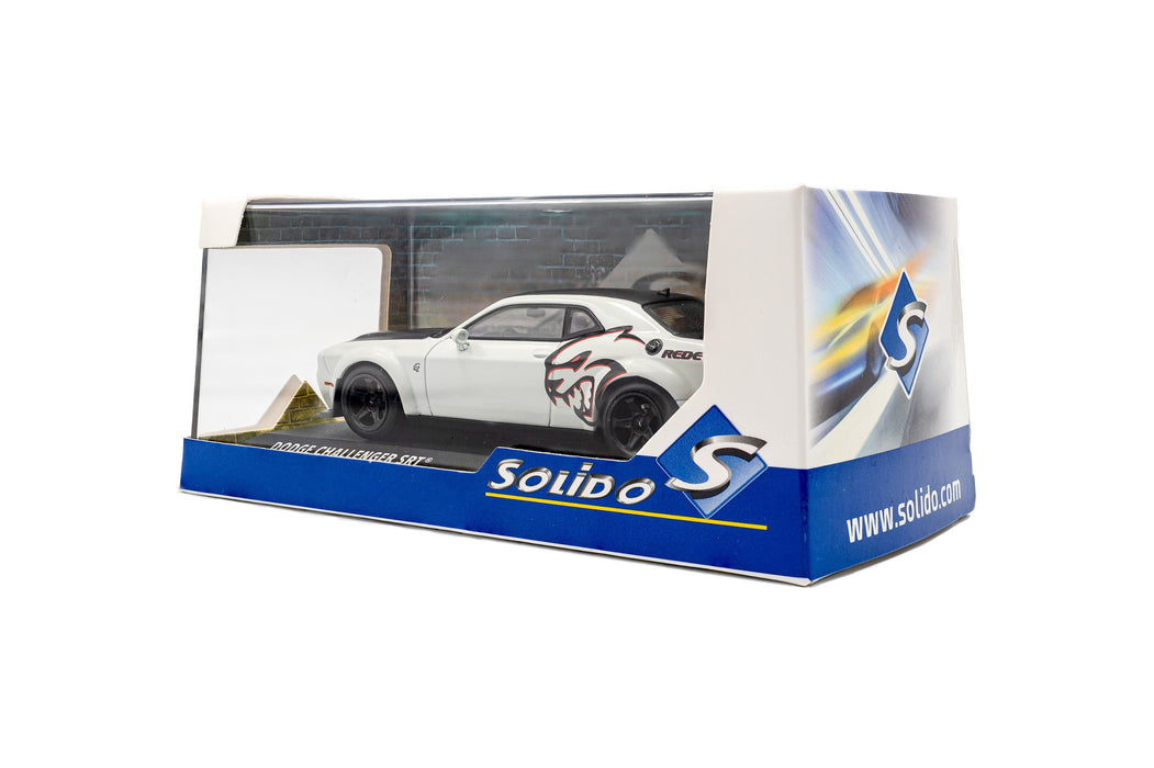 1:43 DODGE CHALLENGER SRT HELLCAT REDEYE WIDEBODY CUSTOM WHITE KNUCKLE 2020