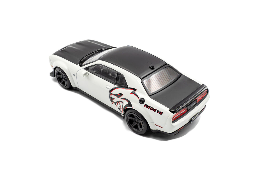 1:43 DODGE CHALLENGER SRT HELLCAT REDEYE WIDEBODY CUSTOM WHITE KNUCKLE 2020