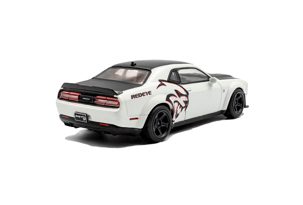 1:43 DODGE CHALLENGER SRT HELLCAT REDEYE WIDEBODY CUSTOM WHITE KNUCKLE 2020