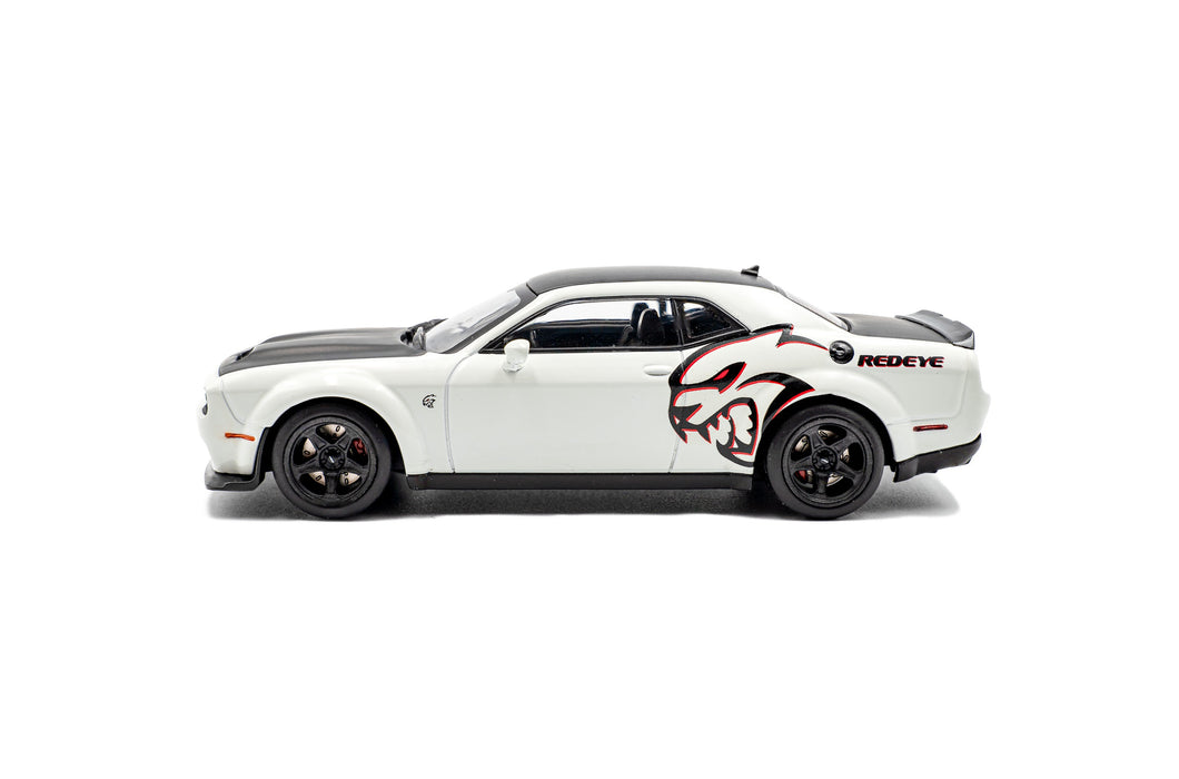 1:43 DODGE CHALLENGER SRT HELLCAT REDEYE WIDEBODY CUSTOM WHITE KNUCKLE 2020