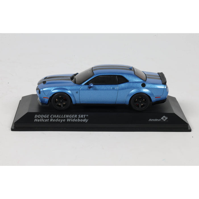1:43 DODGE CHALLENGER SRT HELLCAT REDEYE WIDEBODY CUSTOM METALLIC BLUE 2020