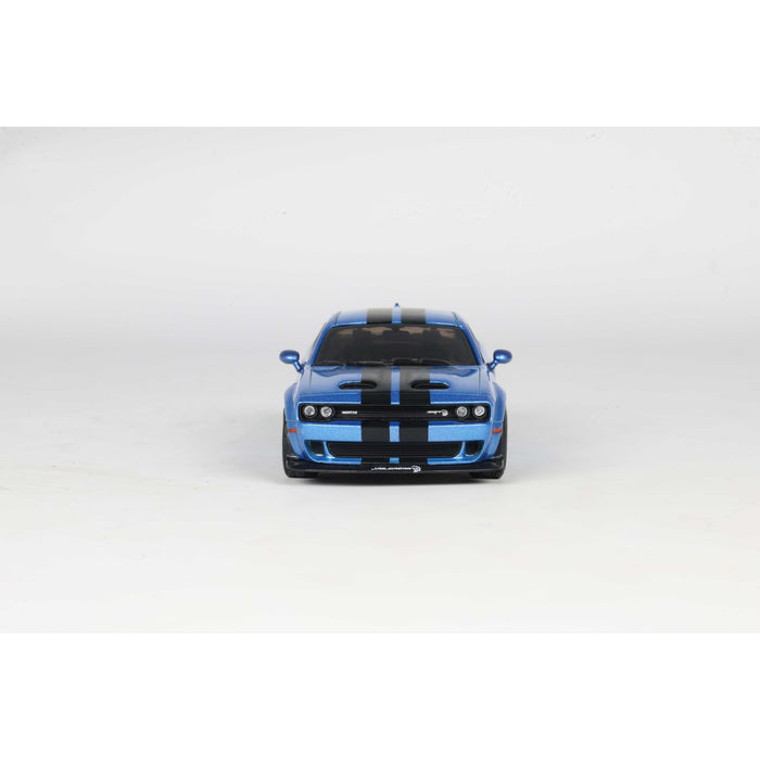 1:43 DODGE CHALLENGER SRT HELLCAT REDEYE WIDEBODY CUSTOM METALLIC BLUE 2020