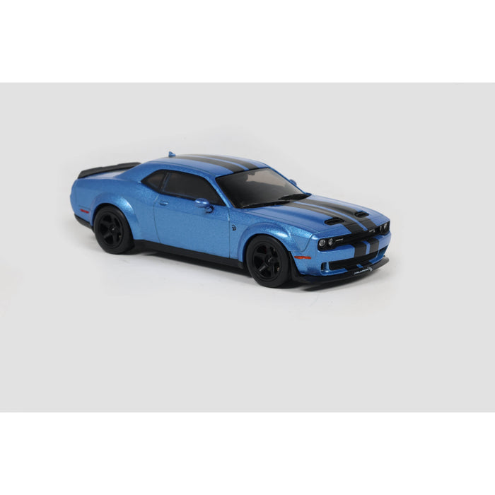1:43 DODGE CHALLENGER SRT HELLCAT REDEYE WIDEBODY CUSTOM METALLIC BLUE 2020