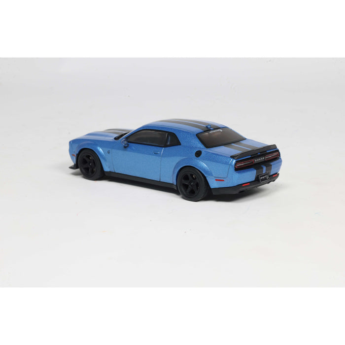 1:43 DODGE CHALLENGER SRT HELLCAT REDEYE WIDEBODY CUSTOM METALLIC BLUE 2020