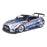 1:43 NISSAN GT-R (R35) LIBERTY WALK SILHOUETTE SILVER AND BLUE STRIPES 2020
