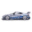 1:43 NISSAN GT-R (R35) LIBERTY WALK SILHOUETTE SILVER AND BLUE STRIPES 2020