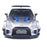 1:43 NISSAN GT-R (R35) LIBERTY WALK SILHOUETTE SILVER AND BLUE STRIPES 2020