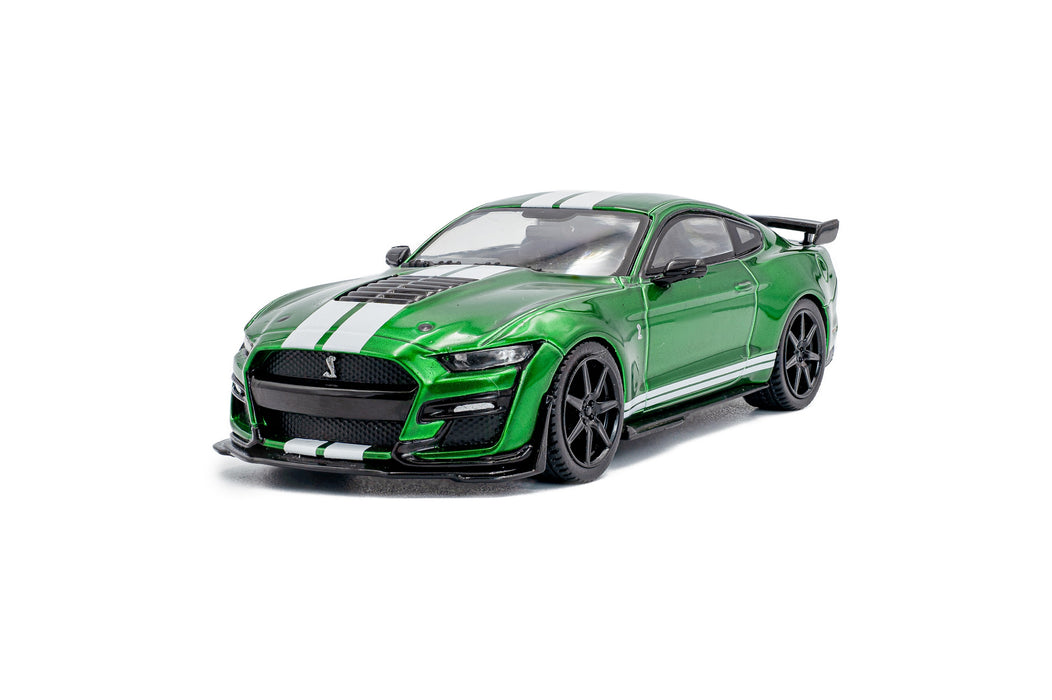 1:43 Shelby Mustang GT500 Eruption Green Metallic w/White Stripes 2020