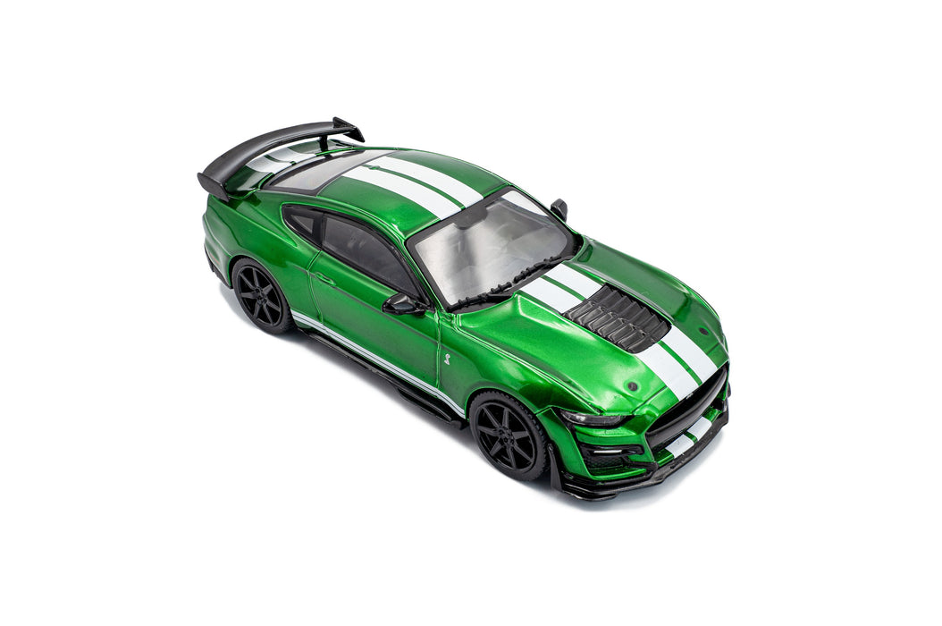 1:43 Shelby Mustang GT500 Eruption Green Metallic w/White Stripes 2020