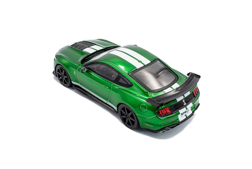 1:43 Shelby Mustang GT500 Eruption Green Metallic w/White Stripes 2020