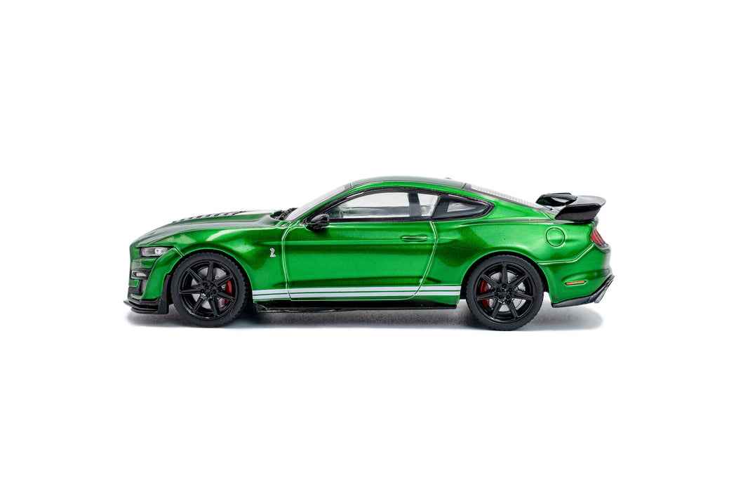 1:43 Shelby Mustang GT500 Eruption Green Metallic w/White Stripes 2020