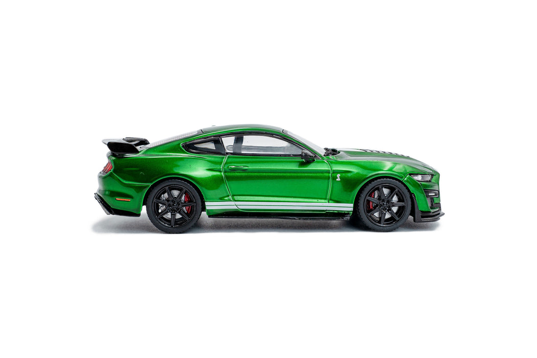 1:43 Shelby Mustang GT500 Eruption Green Metallic w/White Stripes 2020