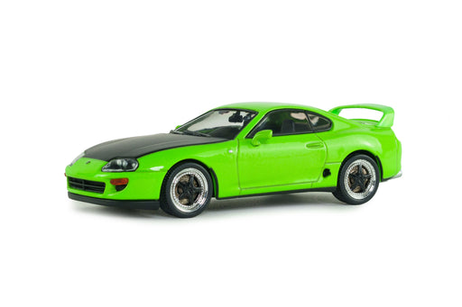 1:43 TOYOTA SUPRA MK.4 SOLIDO WORKS NEON GREEN 2001