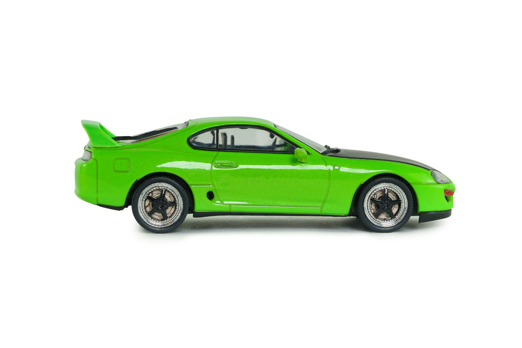 1:43 TOYOTA SUPRA MK.4 SOLIDO WORKS NEON GREEN 2001