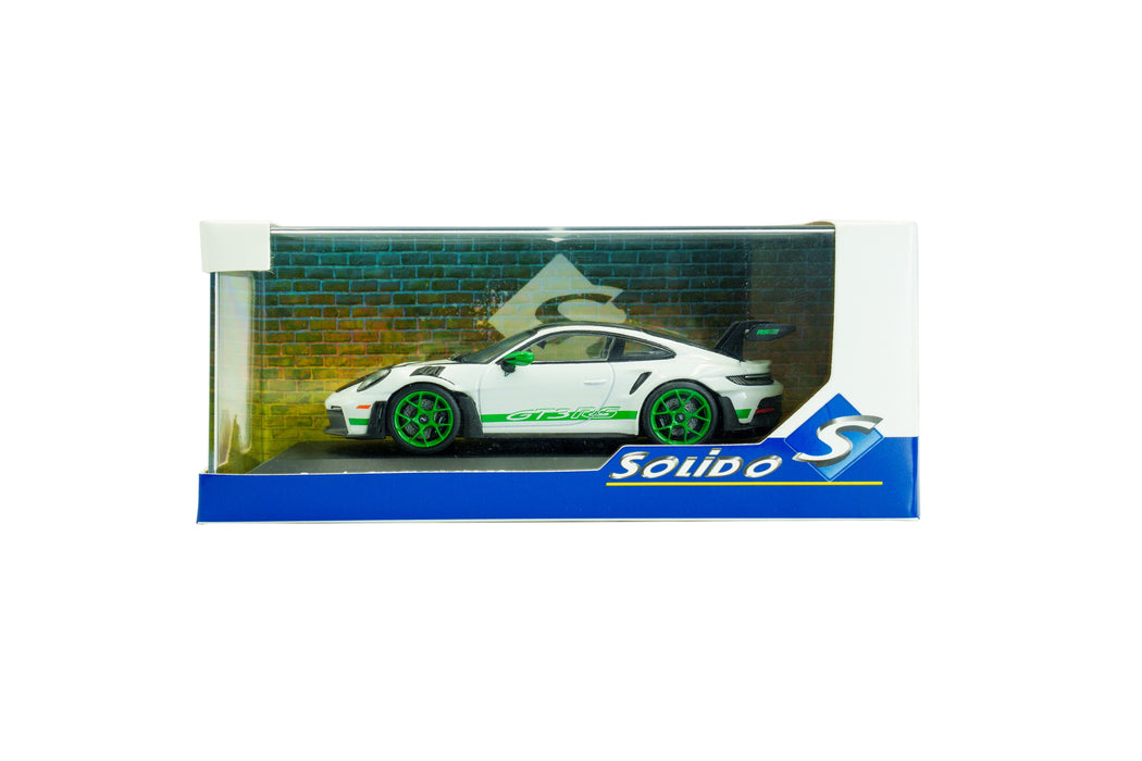 1:43 Porsche 911 (992) GT3 RS Tribute to Carrera RS Package White w/Green 2023