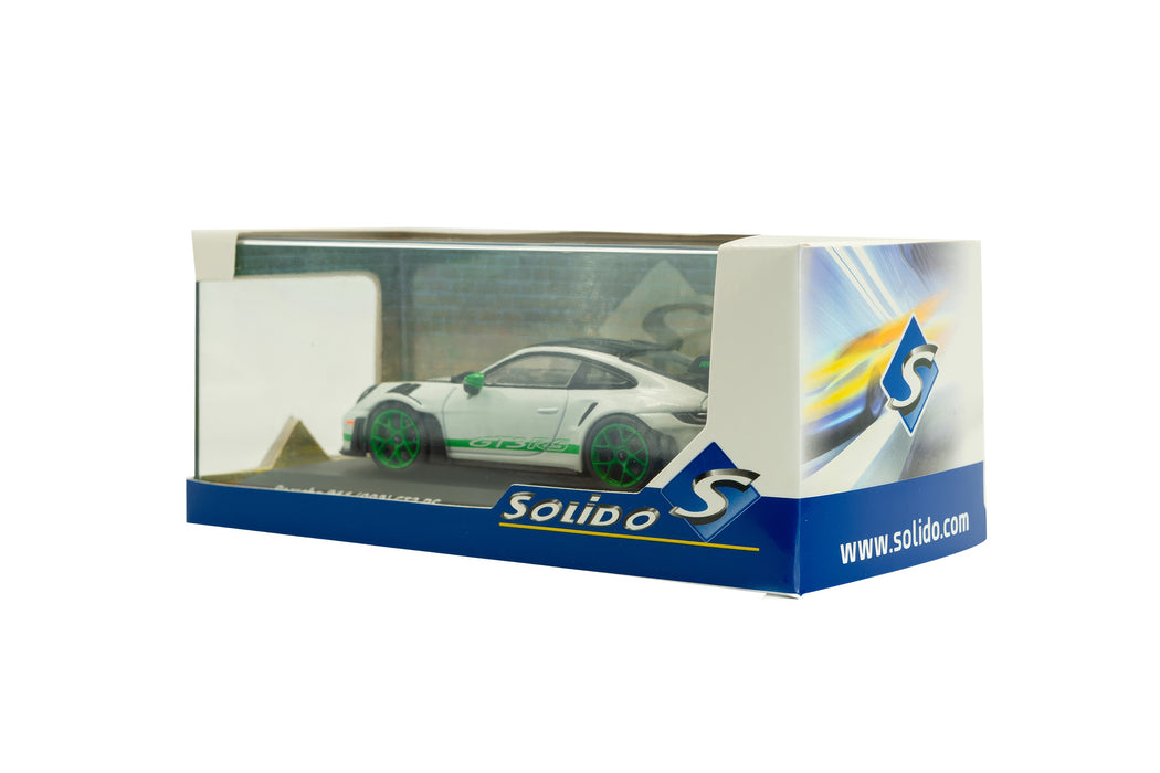 1:43 Porsche 911 (992) GT3 RS Tribute to Carrera RS Package White w/Green 2023