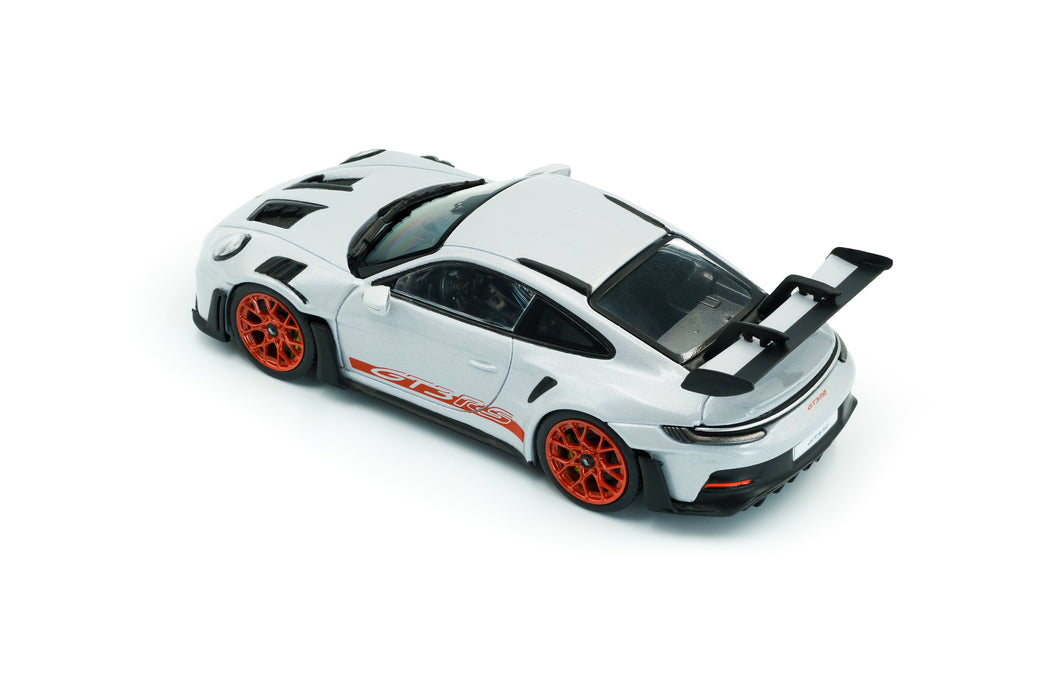 1:43 Porsche 911 (992) GT3 RS Ice Grey Metallic w/Pyro Red 2023