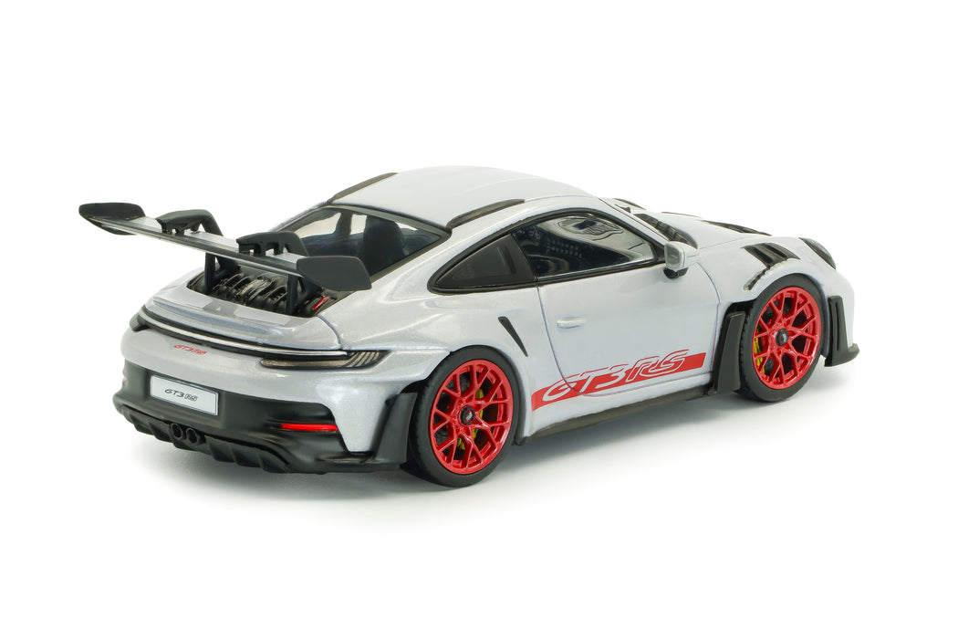1:43 Porsche 911 (992) GT3 RS Ice Grey Metallic w/Pyro Red 2023