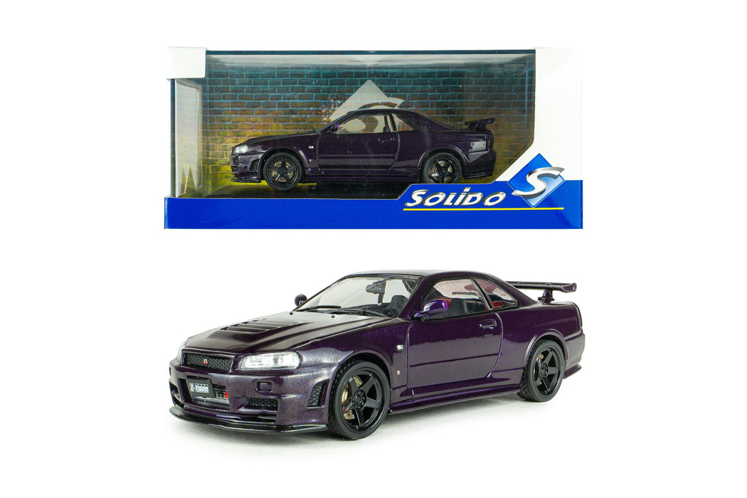 1:43 NISSAN SKYLINE GT-R (R34) Z-TUNE MIDNIGHT PURPLE 1999