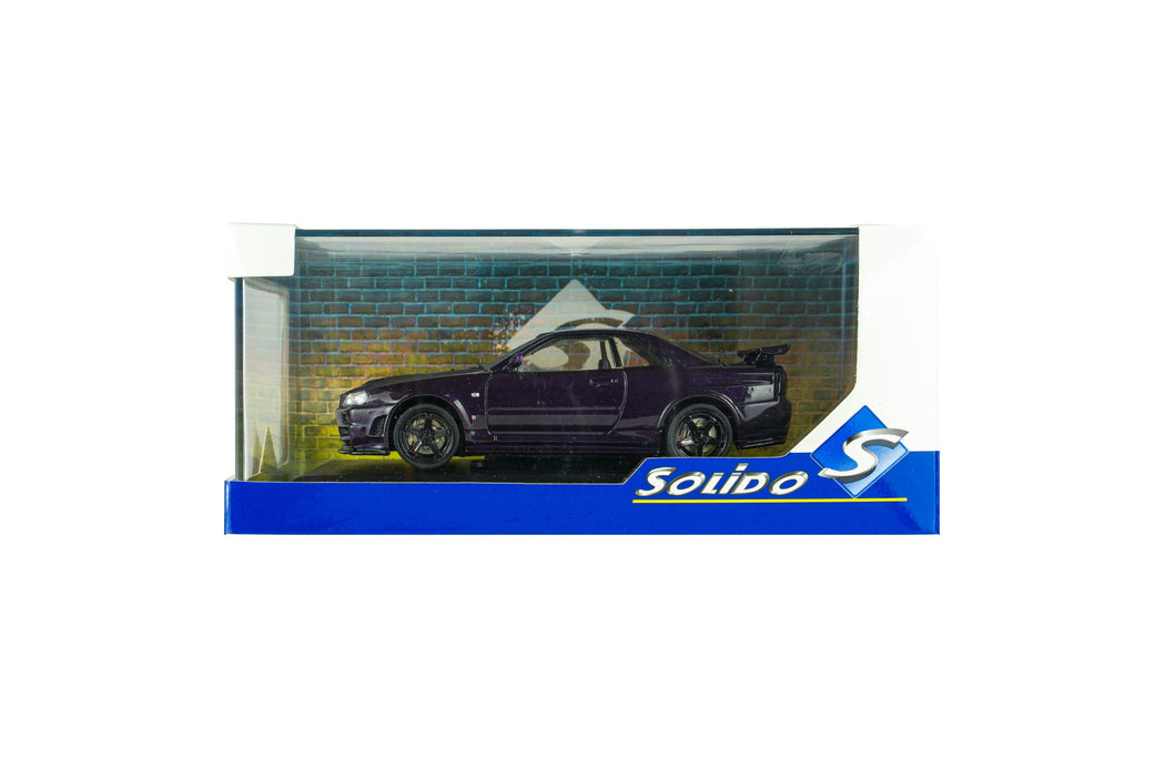 1:43 NISSAN SKYLINE GT-R (R34) Z-TUNE MIDNIGHT PURPLE 1999