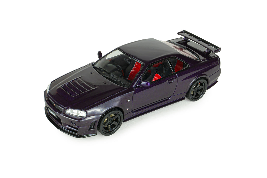 1:43 NISSAN SKYLINE GT-R (R34) Z-TUNE MIDNIGHT PURPLE 1999