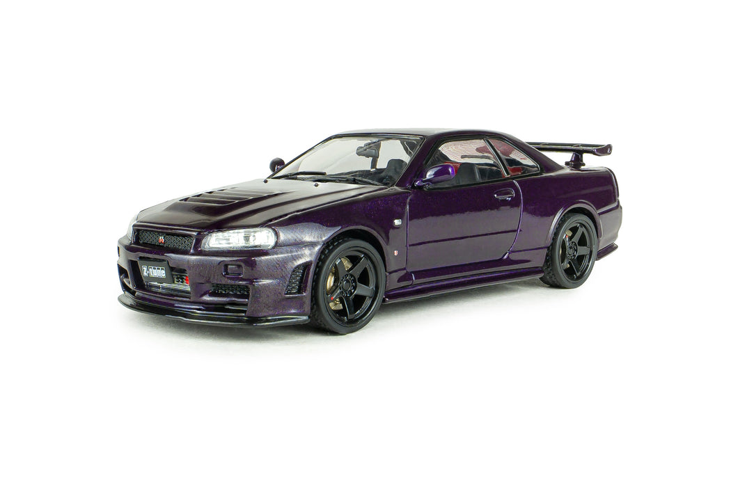 1:43 NISSAN SKYLINE GT-R (R34) Z-TUNE MIDNIGHT PURPLE 1999