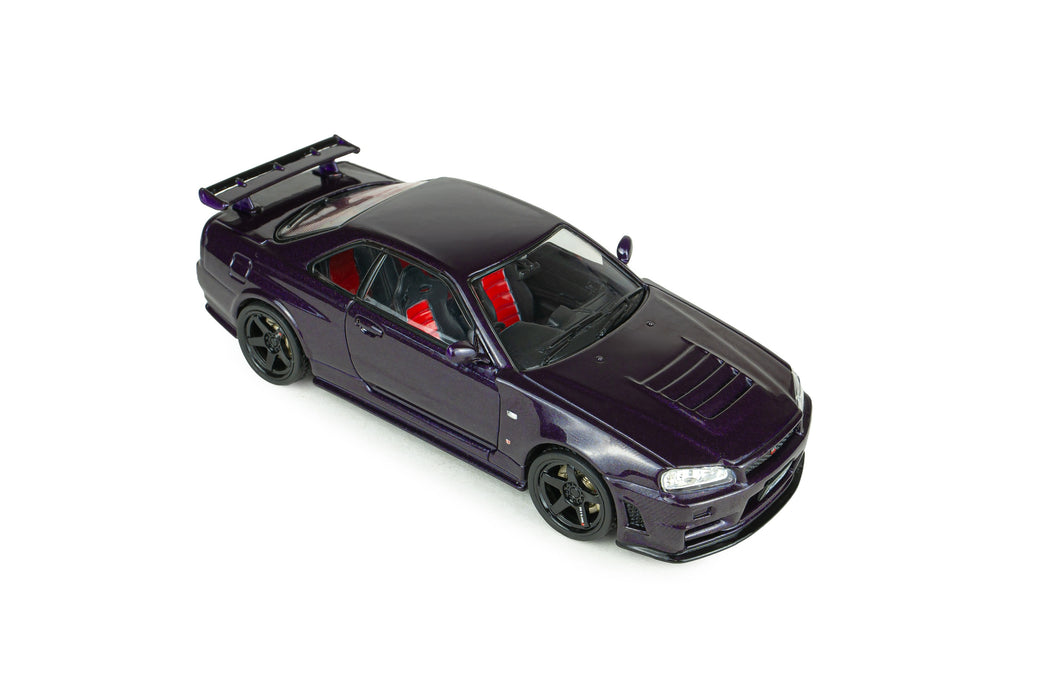 1:43 NISSAN SKYLINE GT-R (R34) Z-TUNE MIDNIGHT PURPLE 1999