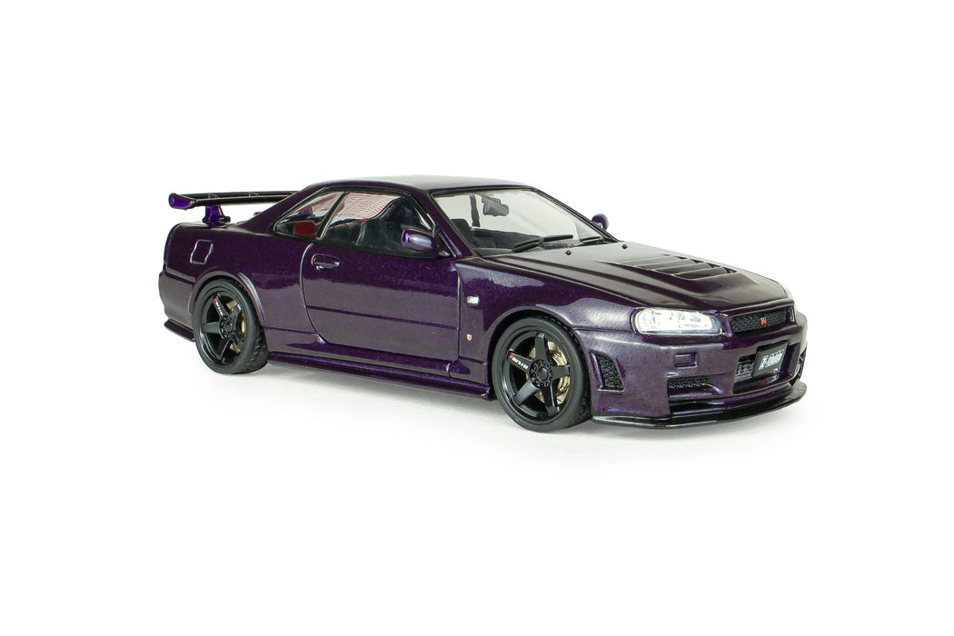 1:43 NISSAN SKYLINE GT-R (R34) Z-TUNE MIDNIGHT PURPLE 1999