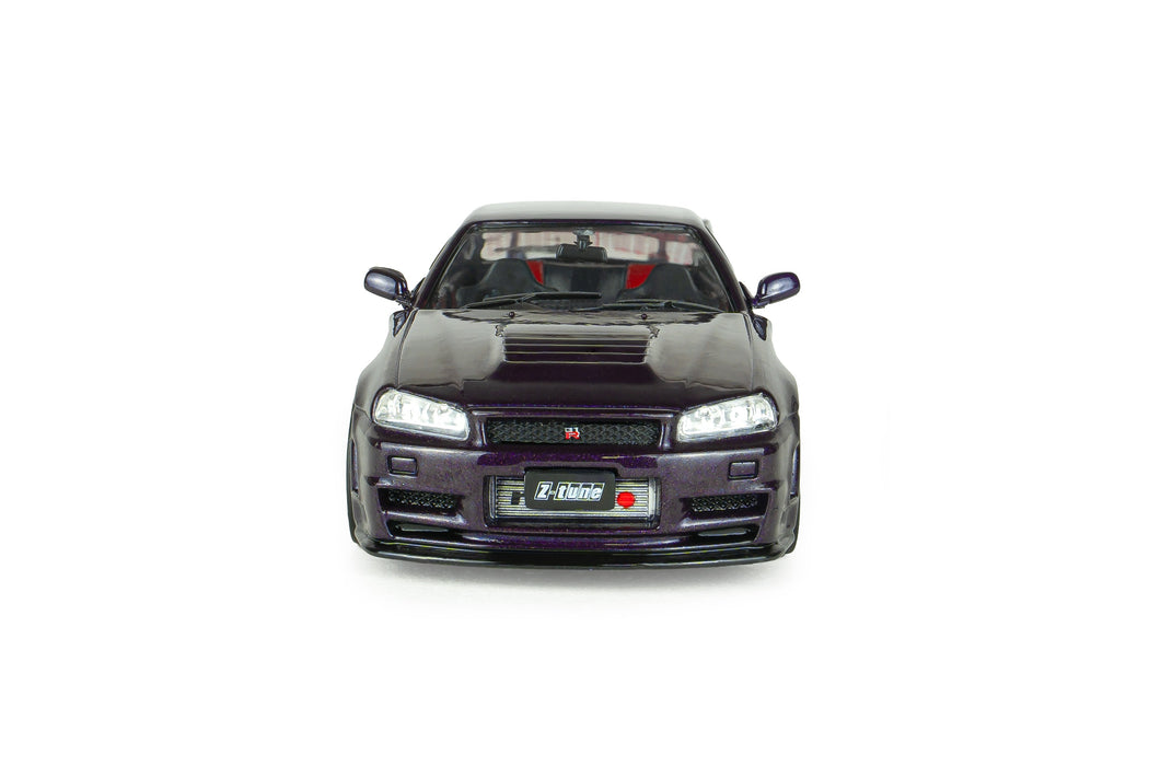 1:43 NISSAN SKYLINE GT-R (R34) Z-TUNE MIDNIGHT PURPLE 1999