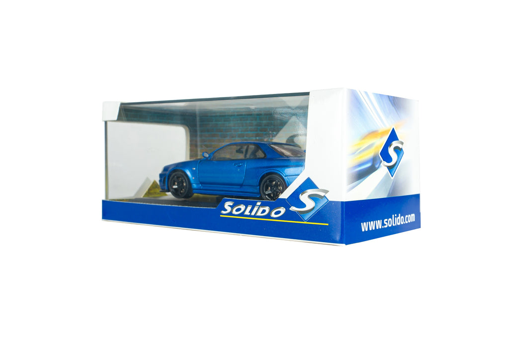 1:43 NISSAN SKYLINE GT-R (R34) Z-TUNE BAYSIDE BLUE 1998