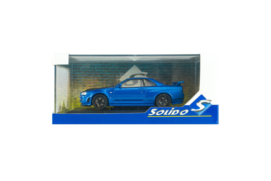 1:43 NISSAN SKYLINE GT-R (R34) Z-TUNE BAYSIDE BLUE 1998
