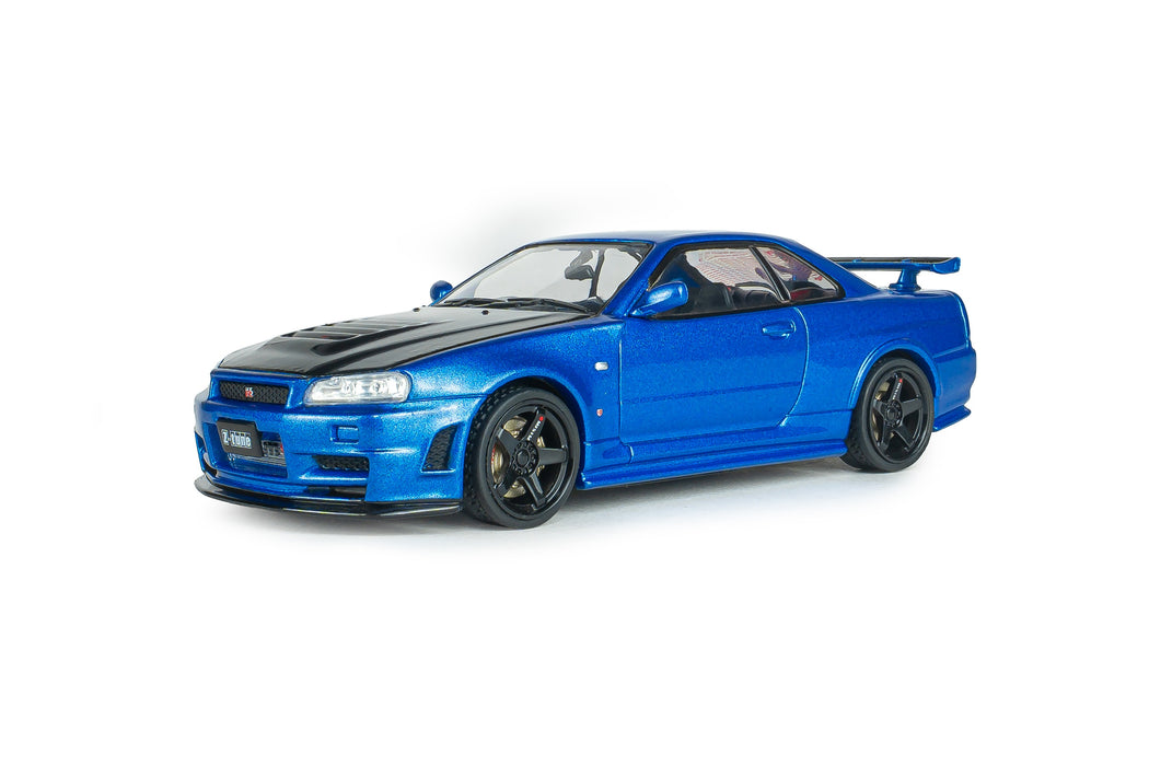 1:43 NISSAN SKYLINE GT-R (R34) Z-TUNE BAYSIDE BLUE 1998