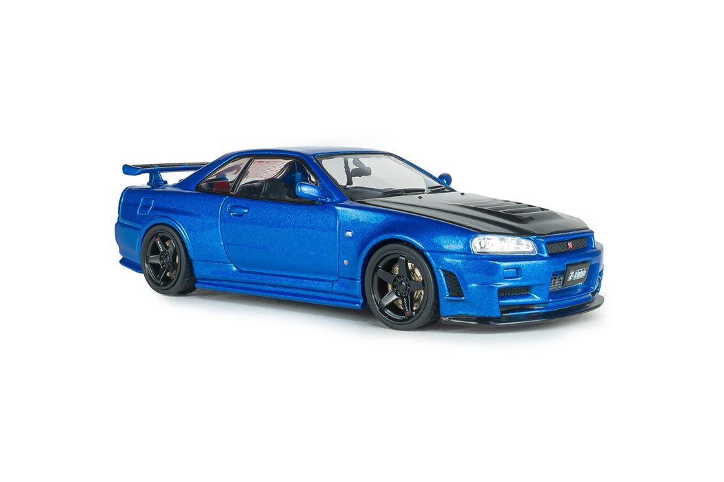 1:43 NISSAN SKYLINE GT-R (R34) Z-TUNE BAYSIDE BLUE 1998