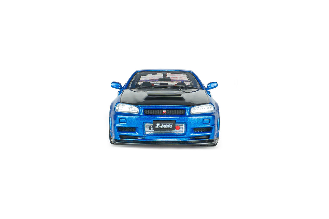 1:43 NISSAN SKYLINE GT-R (R34) Z-TUNE BAYSIDE BLUE 1998