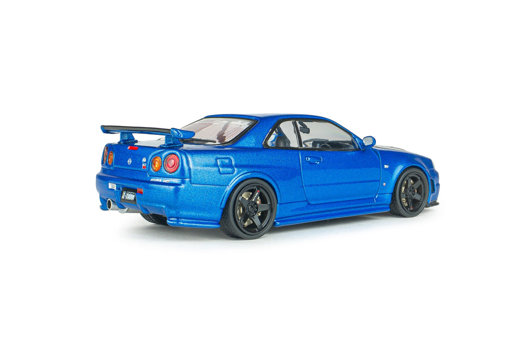 1:43 NISSAN SKYLINE GT-R (R34) Z-TUNE BAYSIDE BLUE 1998