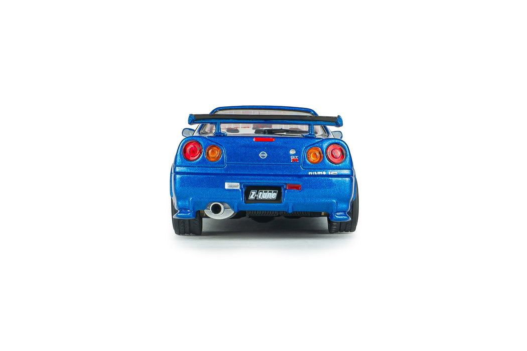 1:43 NISSAN SKYLINE GT-R (R34) Z-TUNE BAYSIDE BLUE 1998