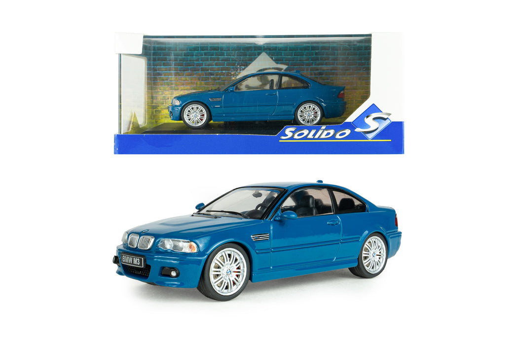 1:43 BMW M3 COUPE LAGUNA SECA BLUE 2000