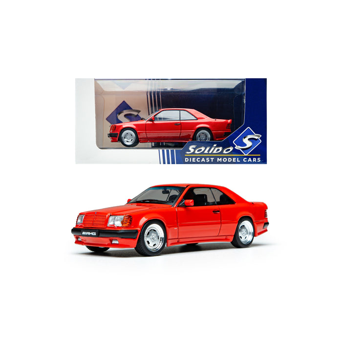 1:43 MERCEDES-BENZ 300CE 6.0 AMG "THE HAMMER" WIDEBODY SIGNAL RED 1988