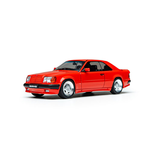 1:43 MERCEDES-BENZ 300CE 6.0 AMG "THE HAMMER" WIDEBODY SIGNAL RED 1988