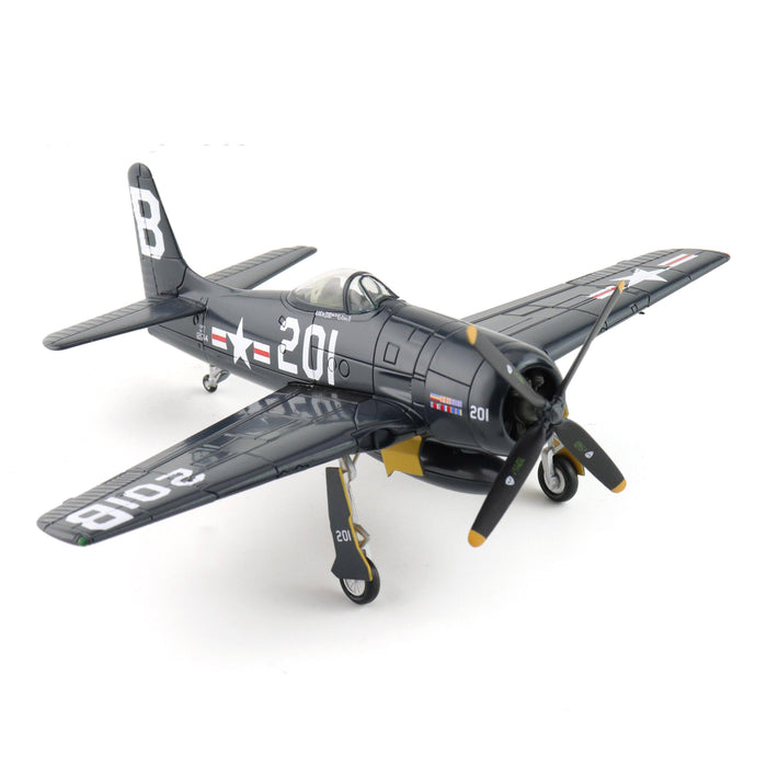 F8F-2P "Bearcats" 121714, USN, Duxford 2014 (restored plane)